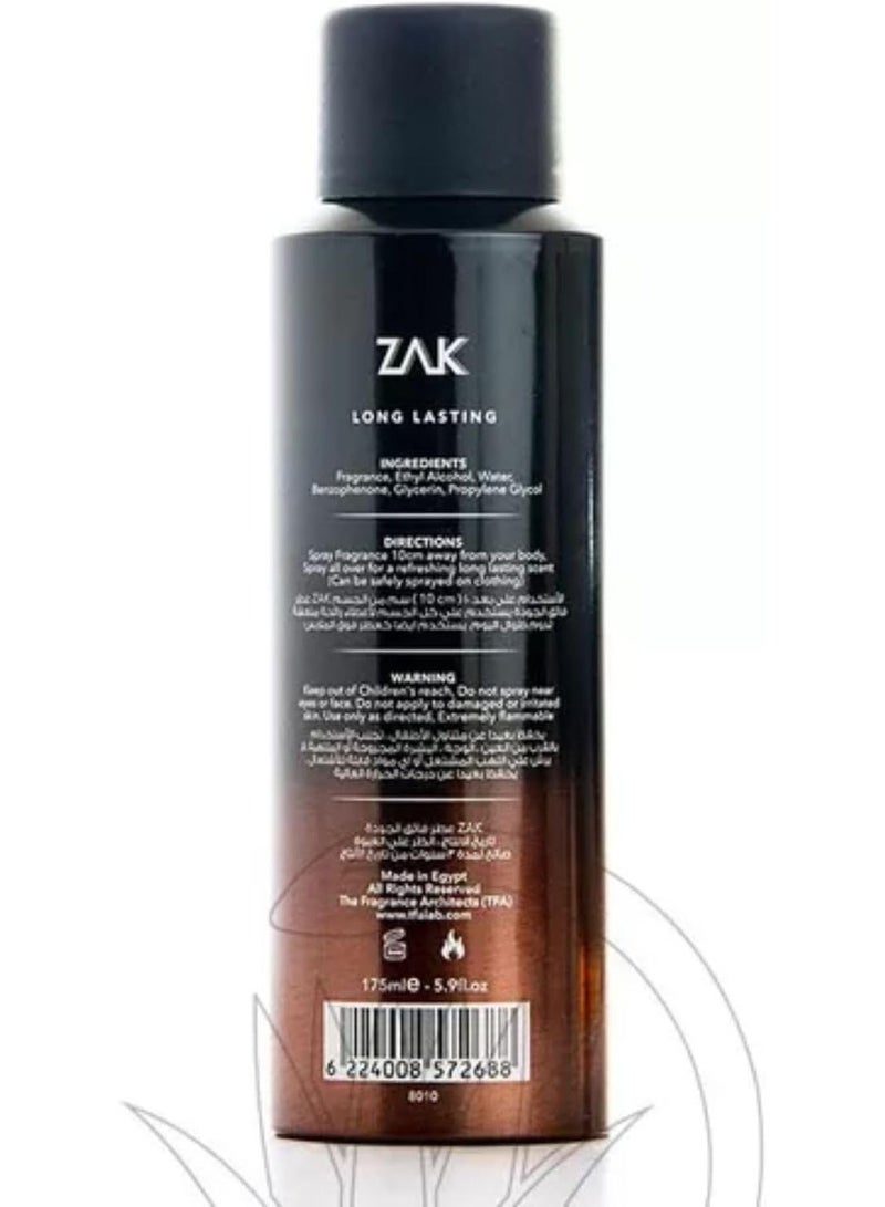 زاك عطر توباكو فانيلا من زاك - او دو تواليت - 175 مل، للرجال - Image 2